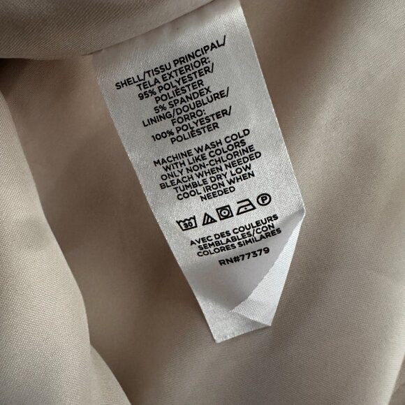 Ann Taylor The Side Zip Pant in Fluid Crepe Wide Leg Trousers Curvy Women's 18 - Picture 4 of 9